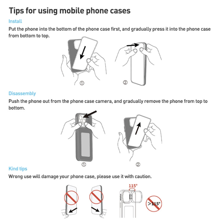 NFC Four-Color E-ink Screen DIY Phone Case
