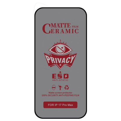 25pcs Full Coverage Frosted Privacy Ceramic Film