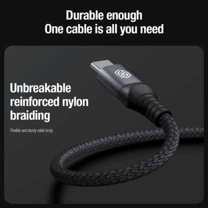 Nillkin Swift Pro 1m 3 in 1 USB to 8 Pin + Type-C + Micro USB Fast Charging Cable