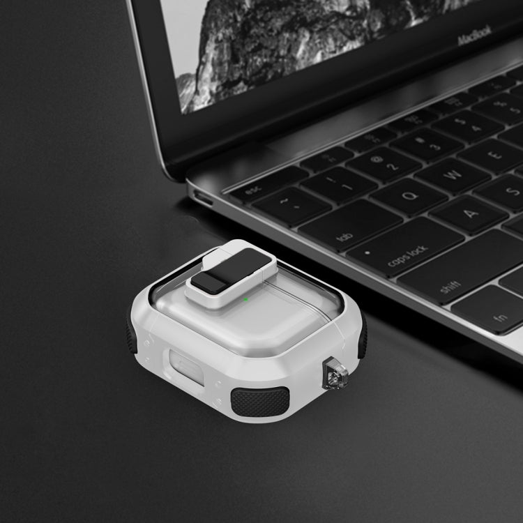 Thunder Clear Wireless Earphones Protective Case with Magnetic Switch