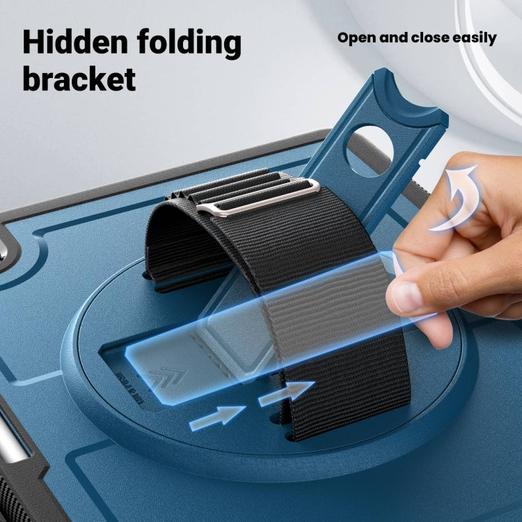 Honeycomb Hand Grip Turntable Stand Tablet Case