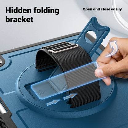 Honeycomb Hand Grip Turntable Stand Tablet Case