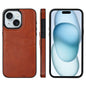 Litchi Leather Skin Card Slots Phone Case