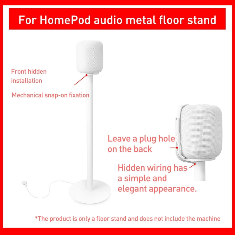1 Pair / Pack Mini Smart Bluetooth Speaker Floor Stand