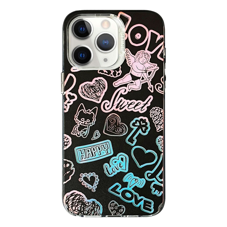 Colorful Pattern TPU + PC Phone Case