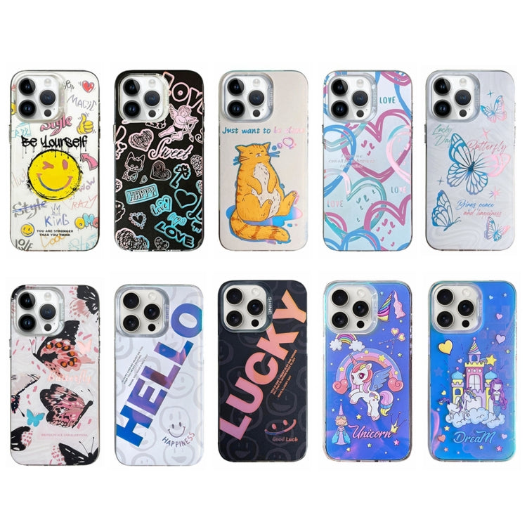Colorful Pattern TPU + PC Phone Case