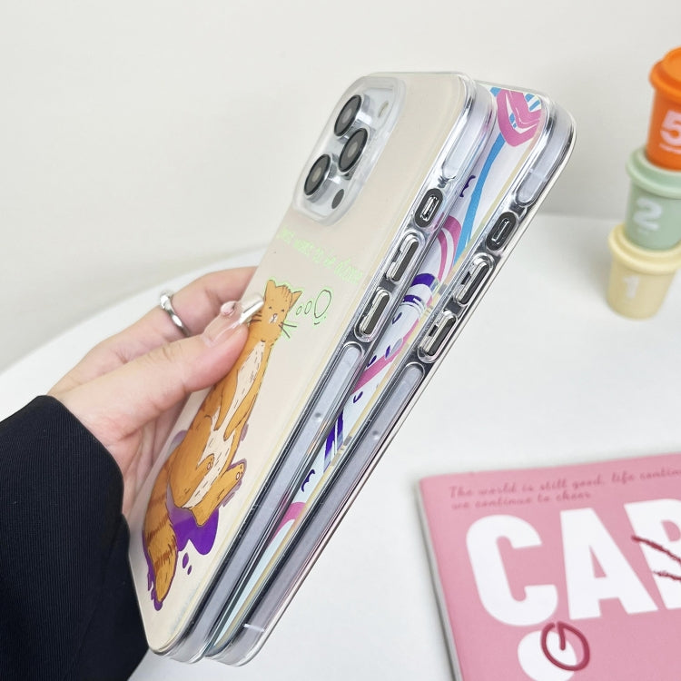 Colorful Pattern TPU + PC Phone Case