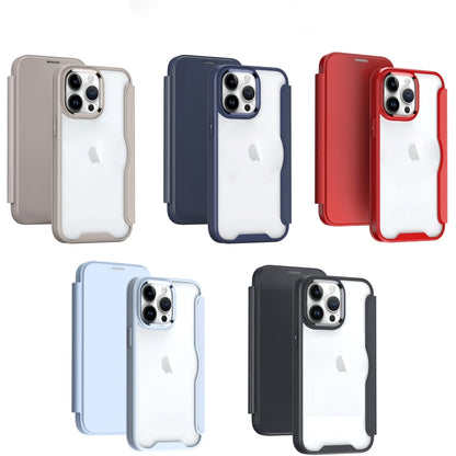 RFID Blocking Adsorption Flip Leather Phone Case