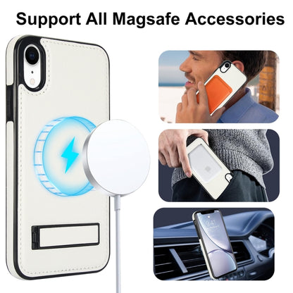 Retro Leather Invisible Stand MagSafe Phone Case