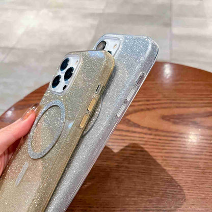 Glitter MagSafe Magnetic TPU Phone Case