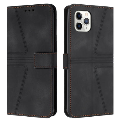 Triangle Solid Color Leather Phone Case
