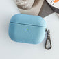 Cross Texture PU Leather Bluetooth Earphone Protective Case