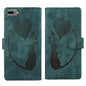 Pen Heart Cat Embossed Leather Phone Case