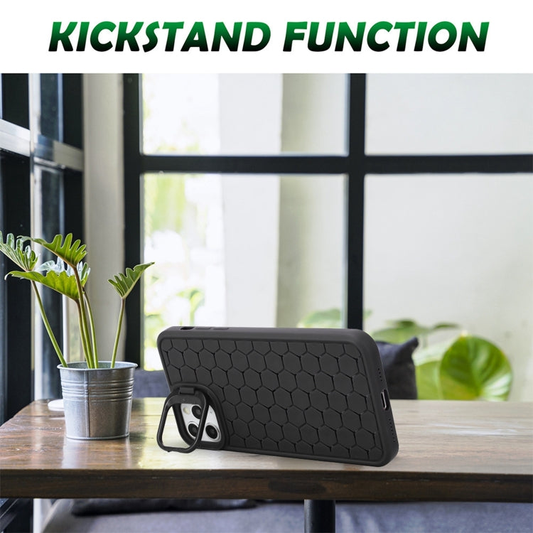 Honeycomb Radiating Lens Holder TPU Phone Case