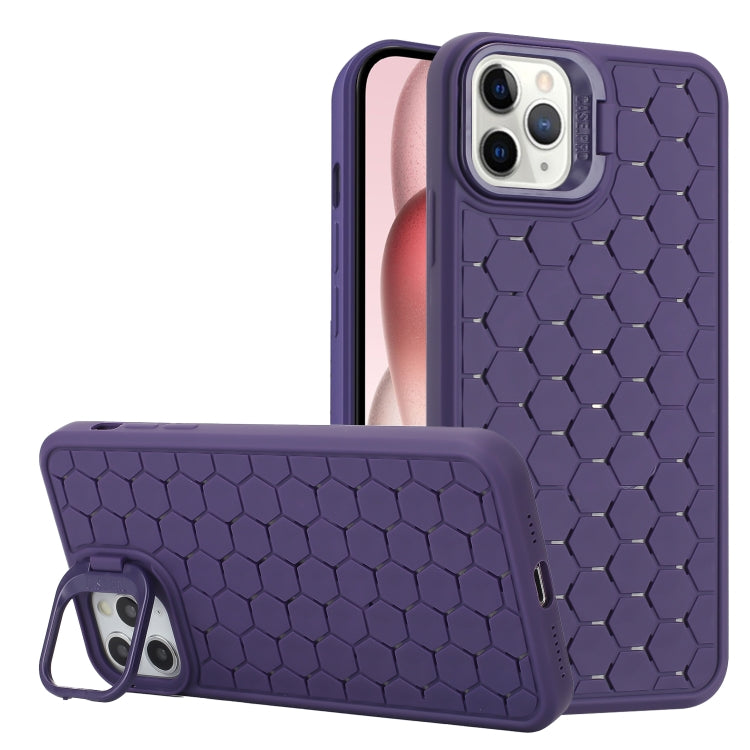 Honeycomb Radiating Lens Holder TPU Phone Case