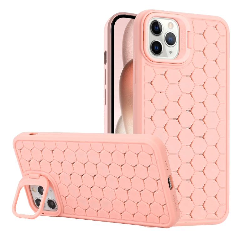 Honeycomb Radiating Lens Holder TPU Phone Case