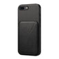D04 Calf Texture Dual Card Slot Holder Phone Case