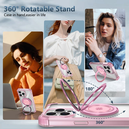 Gold Shield CD Pattern MagSafe Magnetic Phone Case with Rotating Stand