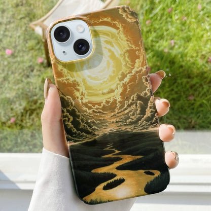 Varnishing Water Stick PC Phone Case