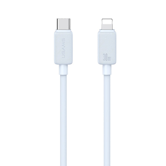 USAMS US-SJ697 USB-C / Type-C to 8 Pin 30W Striped Fast Charge Data Cable