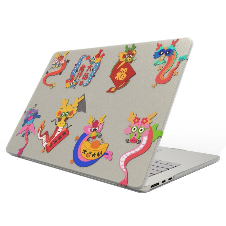 UV Printed Pattern Laptop Frosted Protective Case