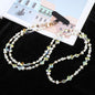 Phone Anti-lost Neck Chain Plastic Diamond Pearl Crossbody Lanyard