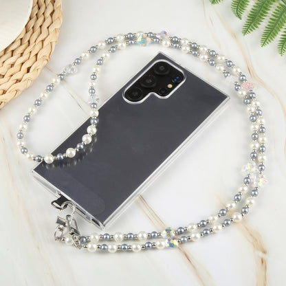 Phone Anti-lost Neck Chain Plastic Diamond Pearl Crossbody Lanyard