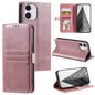 Simple 6-Card Wallet Leather Phone Case