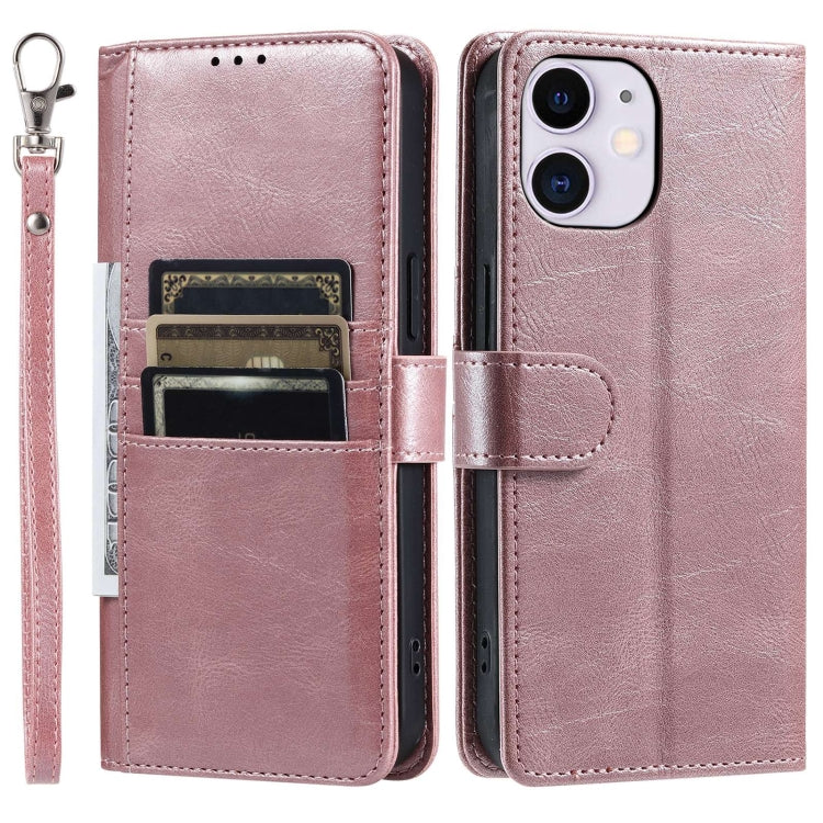 Simple 6-Card Wallet Leather Phone Case