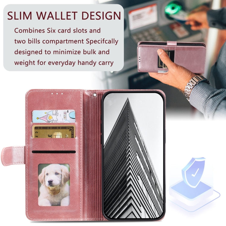 Simple 6-Card Wallet Leather Phone Case