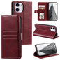 Simple 6-Card Wallet Leather Phone Case