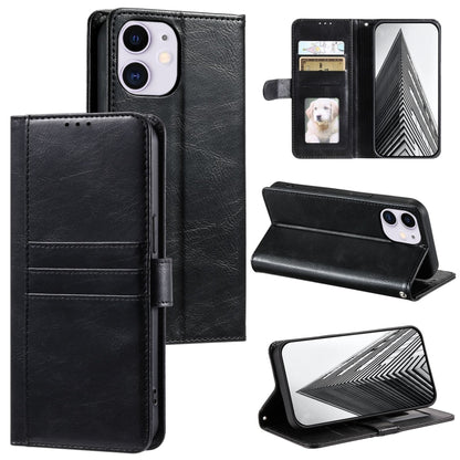 Simple 6-Card Wallet Leather Phone Case