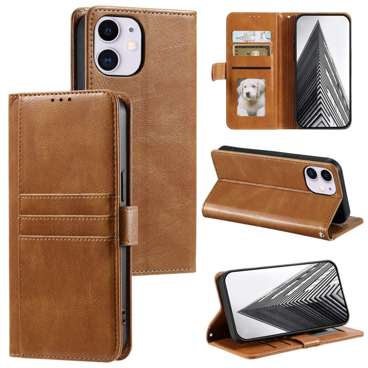 Simple 6-Card Wallet Leather Phone Case
