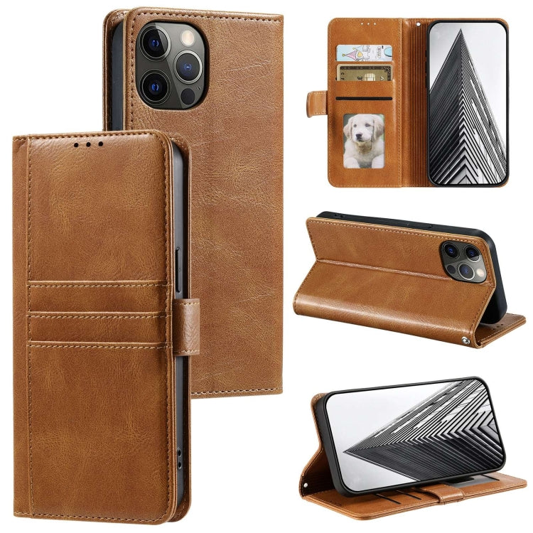 Simple 6-Card Wallet Leather Phone Case