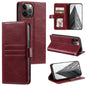 Simple 6-Card Wallet Leather Phone Case