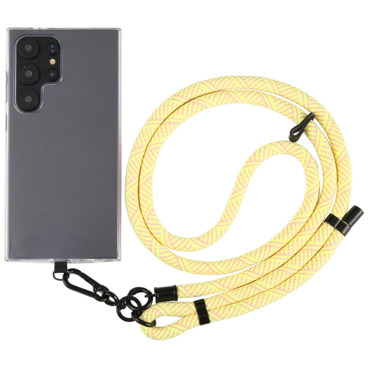 8mm Twill Texture Adjustable Phone Anti-lost Neck Chain Nylon Crossbody Lanyard, Adjustable Length: about 75-135cm