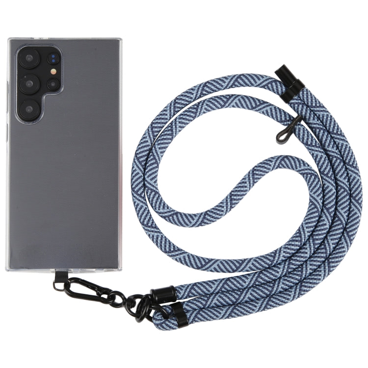 8mm Twill Texture Adjustable Phone Anti-lost Neck Chain Nylon Crossbody Lanyard, Adjustable Length: about 75-135cm
