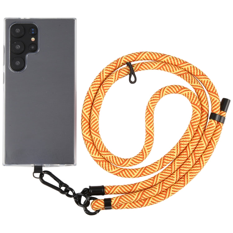 8mm Twill Texture Adjustable Phone Anti-lost Neck Chain Nylon Crossbody Lanyard, Adjustable Length: about 75-135cm