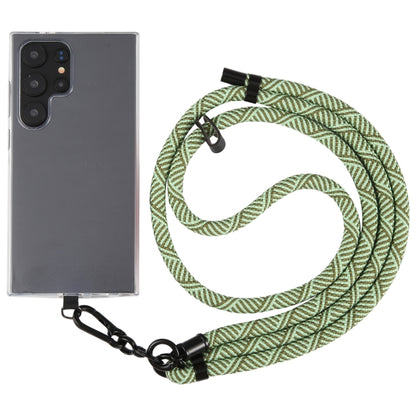 8mm Twill Texture Adjustable Phone Anti-lost Neck Chain Nylon Crossbody Lanyard, Adjustable Length: about 75-135cm