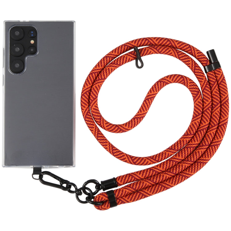 8mm Twill Texture Adjustable Phone Anti-lost Neck Chain Nylon Crossbody Lanyard, Adjustable Length: about 75-135cm