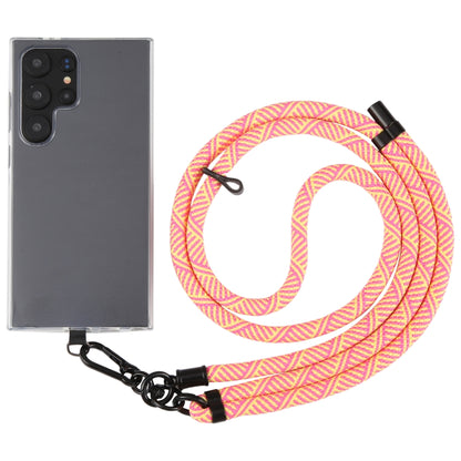 8mm Twill Texture Adjustable Phone Anti-lost Neck Chain Nylon Crossbody Lanyard, Adjustable Length: about 75-135cm
