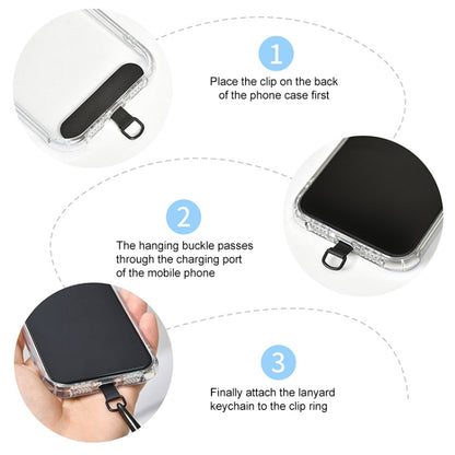 8mm Twill Texture Adjustable Phone Anti-lost Neck Chain Nylon Crossbody Lanyard, Adjustable Length: about 75-135cm