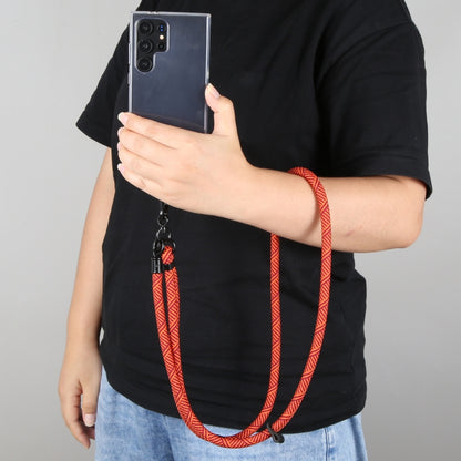 8mm Twill Texture Adjustable Phone Anti-lost Neck Chain Nylon Crossbody Lanyard, Adjustable Length: about 75-135cm