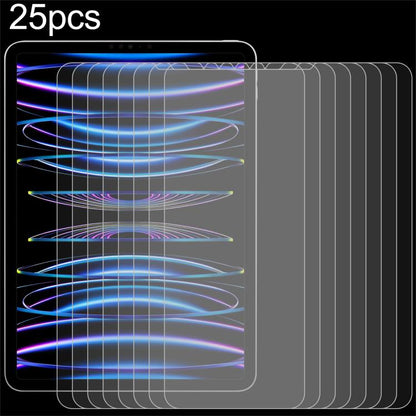 25pcs 0.26mm 9H 2.5D Explosion-proof Tempered Glass Film