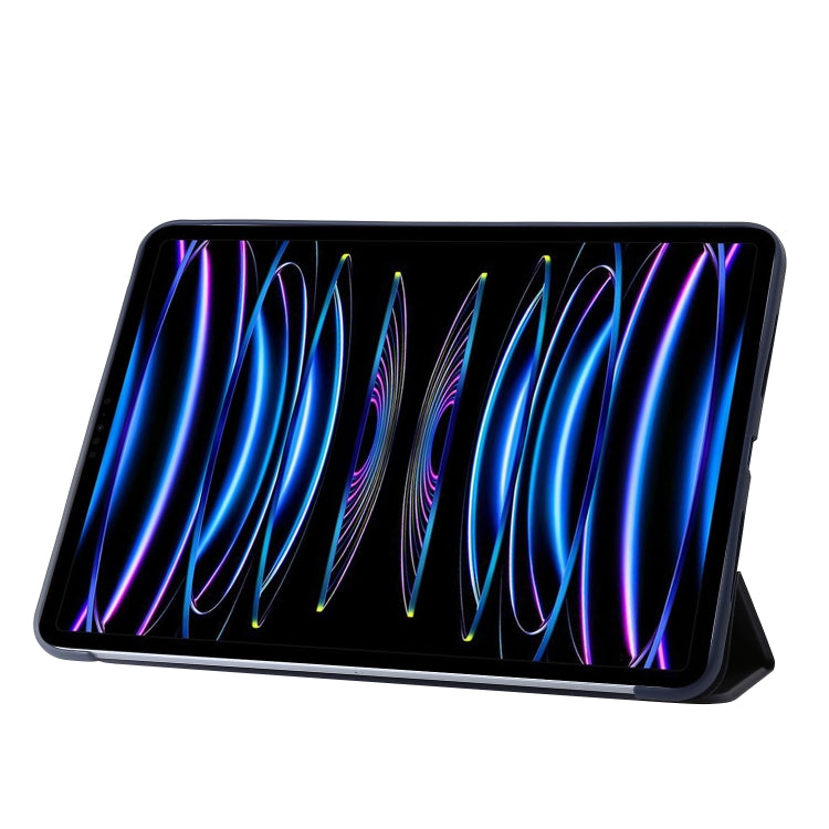 Three-fold Holder Flip Tablet Leather Case