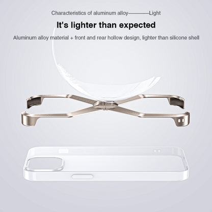 Frameless X-shaped Metal Phone Case