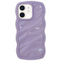 Solid Color Waves PC Hybrid TPU Phone Case