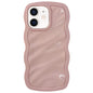 Solid Color Waves PC Hybrid TPU Phone Case