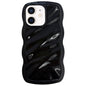 Solid Color Waves PC Hybrid TPU Phone Case