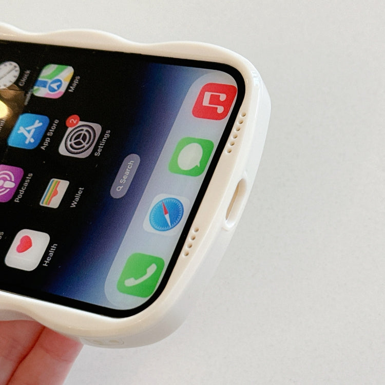 Solid Color Waves PC Hybrid TPU Phone Case